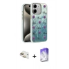 MARSİLYAN™- iPhone 11 Kılıf Zirve Modern Prime - Siyah Bilvis 5in1 3D Magic Cam Ekran Koruyucu + Gold Pers Alüminyum Kamera Lens