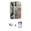MARSİLYAN™- iPhone 11 Kılıf Zirve Modern Prime - Siyah Bilvis 5in1 3D Magic Cam Ekran Koruyucu + Pers Alüminyum Kamera Lens - KI