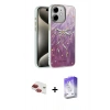 MARSİLYAN™- iPhone 11 Kılıf Zirve Modern Prime - Siyah Bilvis 5in1 3D Magic Cam Ekran Koruyucu + Pers Alüminyum Kamera Lens - KI