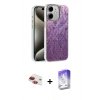 MARSİLYAN™- iPhone 11 Kılıf Zirve Modern Prime - Siyah Bilvis 5in1 3D Magic Cam Ekran Koruyucu + Pers Alüminyum Kamera Lens - KI