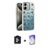 MARSİLYAN™- iPhone 11 Kılıf Zirve Modern Prime - Siyah Bilvis 5in1 3D Magic Cam Ekran Koruyucu + PVD Metal Kamera Lens - MI