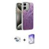 MARSİLYAN™- iPhone 11 Kılıf Zirve Modern Prime - Siyah Bilvis 5in1 3D Magic Cam Ekran Koruyucu + Pers Alüminyum Kamera Lens - GI