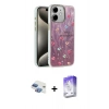MARSİLYAN™- iPhone 11 Kılıf Zirve Modern Prime - Siyah Bilvis 5in1 3D Magic Cam Ekran Koruyucu + Pers Alüminyum Kamera Lens - GI