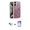 MARSİLYAN™- iPhone 11 Kılıf Zirve Modern Prime - Siyah Bilvis 5in1 3D Magic Cam Ekran Koruyucu + Pers Alüminyum Kamera Lens - LT