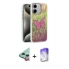 MARSİLYAN™- iPhone 11 Kılıf Zirve Modern Prime - Siyah Bilvis 5in1 3D Magic Cam Ekran Koruyucu + Raze Metal Kamera Lens - KI