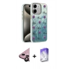 MARSİLYAN™- iPhone 11 Kılıf Zirve Modern Prime - Siyah Bilvis 5in1 3D Magic Cam Ekran Koruyucu + Raze Metal Kamera Lens - SH
