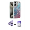 MARSİLYAN™- iPhone 11 Kılıf Zirve Modern Prime - Siyah Bilvis 5in1 3D Magic Cam Ekran Koruyucu + Raze Metal Kamera Lens - MR