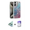 MARSİLYAN™- iPhone 11 Kılıf Zirve Modern Prime - Siyah Bilvis 5in1 3D Magic Cam Ekran Koruyucu + Raze Metal Kamera Lens - MI