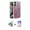 MARSİLYAN™- iPhone 11 Kılıf Zirve Modern Prime - Siyah Bilvis 5in1 3D Magic Cam Ekran Koruyucu + Raze Metal Kamera Lens - KI