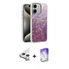 MARSİLYAN™- iPhone 11 Kılıf Zirve Modern Prime - Siyah Bilvis 5in1 3D Magic Cam Ekran Koruyucu + Raze Metal Kamera Lens - GS