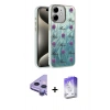 MARSİLYAN™- iPhone 11 Kılıf Zirve Modern Prime - Siyah Bilvis 5in1 3D Magic Cam Ekran Koruyucu + Raze Metal Kamera Lens - MR