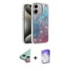 MARSİLYAN™- iPhone 11 Kılıf Zirve Modern Prime - Siyah Bilvis 5in1 3D Magic Cam Ekran Koruyucu + Raze Metal Kamera Lens - KI