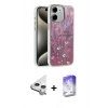 MARSİLYAN™- iPhone 11 Kılıf Zirve Modern Prime - Siyah Bilvis 5in1 3D Magic Cam Ekran Koruyucu + Raze Metal Kamera Lens - GS