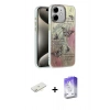 MARSİLYAN™- iPhone 11 Kılıf Zirve Modern Prime - Siyah Bilvis 5in1 3D Magic Cam Ekran Koruyucu + Renkli Kamera Lens Koruma Cam - SI