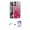 MARSİLYAN™- iPhone 11 Kılıf Zirve Modern Prime - Siyah Bilvis 5in1 3D Magic Cam Ekran Koruyucu + Renkli Kamera Lens Koruma Cam - SI