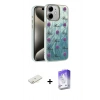 MARSİLYAN™- iPhone 11 Kılıf Zirve Modern Prime - Siyah Bilvis 5in1 3D Magic Cam Ekran Koruyucu + Renkli Kamera Lens Koruma Cam - SI