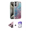 MARSİLYAN™- iPhone 11 Kılıf Zirve Modern Prime - Siyah Bilvis 5in1 3D Magic Cam Ekran Koruyucu + Raze Metal Kamera Lens - SH