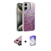 MARSİLYAN™- iPhone 11 Kılıf Zirve Modern Prime - Siyah Bilvis 5in1 3D Magic Cam Ekran Koruyucu + Raze Metal Kamera Lens - SH