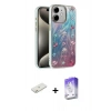 MARSİLYAN™- iPhone 11 Kılıf Zirve Modern Prime - Siyah Bilvis 5in1 3D Magic Cam Ekran Koruyucu + Turuncu Renkli Kamera Lens Koruma Cam