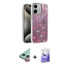 MARSİLYAN™- iPhone 11 Kılıf Zirve Modern Prime - Siyah Bilvis 5in1 5D Magic Hayalet Cam Ekran Koruyucu + Raze Metal Kamera Lens - KI