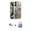 MARSİLYAN™- iPhone 11 Kılıf Zirve Modern Prime - Siyah Bilvis 5in1 5D Magic Hayalet Cam Ekran Koruyucu + Pers Alüminyum Kamera Lens - KI