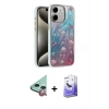 MARSİLYAN™- iPhone 11 Kılıf Zirve Modern Prime - Siyah Bilvis 5in1 5D Magic Hayalet Cam Ekran Koruyucu + Raze Metal Kamera Lens - KI