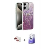 MARSİLYAN™- iPhone 11 Kılıf Zirve Modern Prime - Siyah Bilvis 5in1 5D Magic Hayalet Cam Ekran Koruyucu + Pers Alüminyum Kamera Lens - KI