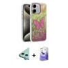 MARSİLYAN™- iPhone 11 Kılıf Zirve Modern Prime - Siyah Bilvis 5in1 5D Magic Hayalet Cam Ekran Koruyucu + Raze Metal Kamera Lens - MI
