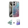 MARSİLYAN™- iPhone 11 Kılıf Zirve Modern Prime - Siyah Bilvis 5in1 5D Magic Hayalet Cam Ekran Koruyucu + Raze Metal Kamera Lens - MI