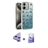 MARSİLYAN™- iPhone 11 Kılıf Zirve Modern Prime - Siyah Bilvis 5in1 5D Magic Hayalet Cam Ekran Koruyucu + Raze Metal Kamera Lens - MR