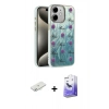MARSİLYAN™- iPhone 11 Kılıf Zirve Modern Prime - Siyah Bilvis 5in1 5D Magic Hayalet Cam Ekran Koruyucu + Renkli Kamera Lens Koruma Cam - SI
