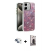 MARSİLYAN™- iPhone 11 Kılıf Zirve Modern Prime - Siyah Bilvis Hayalet Cam Ekran Koruyucu + Pers Alüminyum Kamera Lens - LT