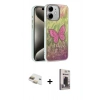 MARSİLYAN™- iPhone 11 Kılıf Zirve Modern Prime - Siyah Bilvis Hayalet Cam Ekran Koruyucu + Pers Alüminyum Kamera Lens - GD