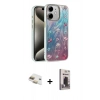 MARSİLYAN™- iPhone 11 Kılıf Zirve Modern Prime - Siyah Bilvis Hayalet Cam Ekran Koruyucu + Pers Alüminyum Kamera Lens - GD