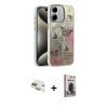 MARSİLYAN™- iPhone 11 Kılıf Zirve Modern Prime - Siyah Bilvis Hayalet Cam Ekran Koruyucu + Pers Alüminyum Kamera Lens - GD