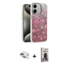 MARSİLYAN™- iPhone 11 Kılıf Zirve Modern Prime - Siyah Bilvis Hayalet Cam Ekran Koruyucu + Pers Alüminyum Kamera Lens - YL