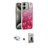 MARSİLYAN™- iPhone 11 Kılıf Zirve Modern Prime - Siyah Bilvis Hayalet Cam Ekran Koruyucu + Pers Alüminyum Kamera Lens - YL