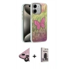 MARSİLYAN™- iPhone 11 Kılıf Zirve Modern Prime - Siyah Bilvis Hayalet Cam Ekran Koruyucu + Raze Metal Kamera Lens - SH