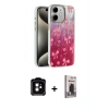 MARSİLYAN™- iPhone 11 Kılıf Zirve Modern Prime - Siyah Bilvis Hayalet Cam Ekran Koruyucu + PVD Metal Kamera Lens - TU