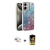 MARSİLYAN™- iPhone 11 Kılıf Zirve Modern Prime - Siyah Buffer Cam Ekran Koruyucu + Gold Pers Alüminyum Kamera Lens