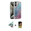 MARSİLYAN™- iPhone 11 Kılıf Zirve Modern Prime - Siyah Buffer Cam Ekran Koruyucu + Raze Metal Kamera Lens - KI