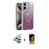 MARSİLYAN™- iPhone 11 Kılıf Zirve Modern Prime - Siyah Buffer Cam Ekran Koruyucu + Raze Metal Kamera Lens - KI