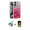 MARSİLYAN™- iPhone 11 Kılıf Zirve Modern Prime - Siyah Buffer Cam Ekran Koruyucu + Raze Metal Kamera Lens - KI