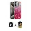 MARSİLYAN™- iPhone 11 Kılıf Zirve Modern Prime - Siyah Buffer Cam Ekran Koruyucu + PVD Metal Kamera Lens - MI