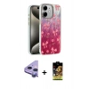 MARSİLYAN™- iPhone 11 Kılıf Zirve Modern Prime - Siyah Buffer Cam Ekran Koruyucu + Mor Raze Metal Kamera Lens