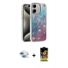MARSİLYAN™- iPhone 11 Kılıf Zirve Modern Prime - Siyah Buffer Cam Ekran Koruyucu + Pers Alüminyum Kamera Lens - GI
