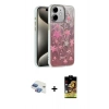 MARSİLYAN™- iPhone 11 Kılıf Zirve Modern Prime - Siyah Buffer Cam Ekran Koruyucu + Pers Alüminyum Kamera Lens - GI