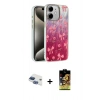MARSİLYAN™- iPhone 11 Kılıf Zirve Modern Prime - Siyah Buffer Cam Ekran Koruyucu + Pers Alüminyum Kamera Lens - LT