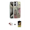 MARSİLYAN™- iPhone 11 Kılıf Zirve Modern Prime - Siyah Buffer Cam Ekran Koruyucu + Pers Alüminyum Kamera Lens - KI