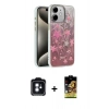 MARSİLYAN™- iPhone 11 Kılıf Zirve Modern Prime - Siyah Buffer Cam Ekran Koruyucu + PVD Metal Kamera Lens - MI